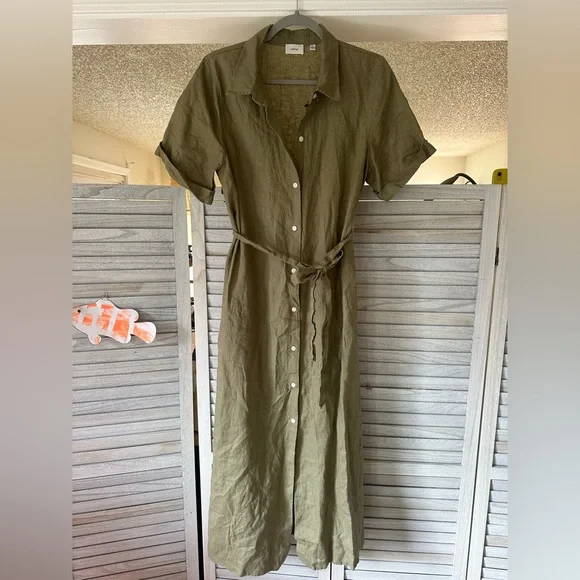 Eleta Linen Maxi Dress - Picture 1 of 5